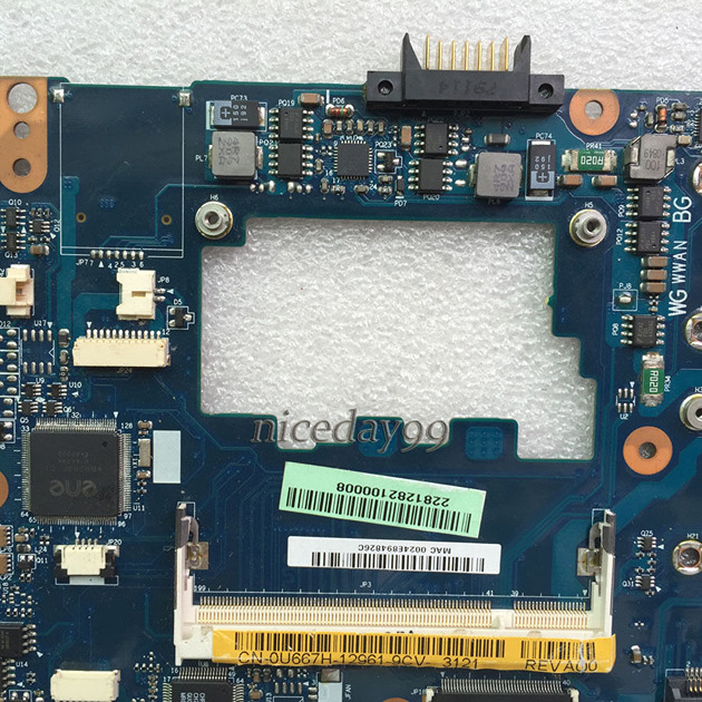 Dell Laptop Inspiron Mini 1210 motherboard CN-0U667H U667H DDR2